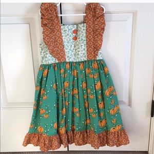 Eleanor Rose Pumpkin dress
